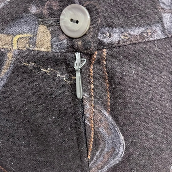 Vintage equestrian virgin wool long skirt hammer - Picture 5 of 11